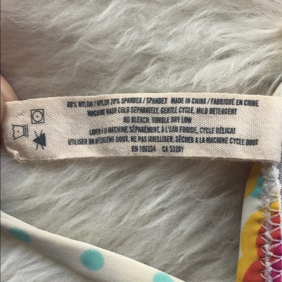 Aeropostale Floral Polka Dot Bikini - XS - Picture 6 of 10